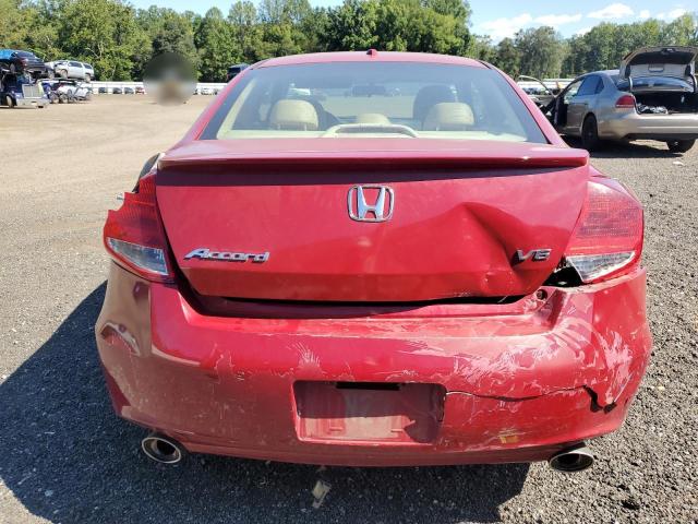 1HGCS2B8XCA007141 - 2012 HONDA ACCORD EXL Қызыл фото 6