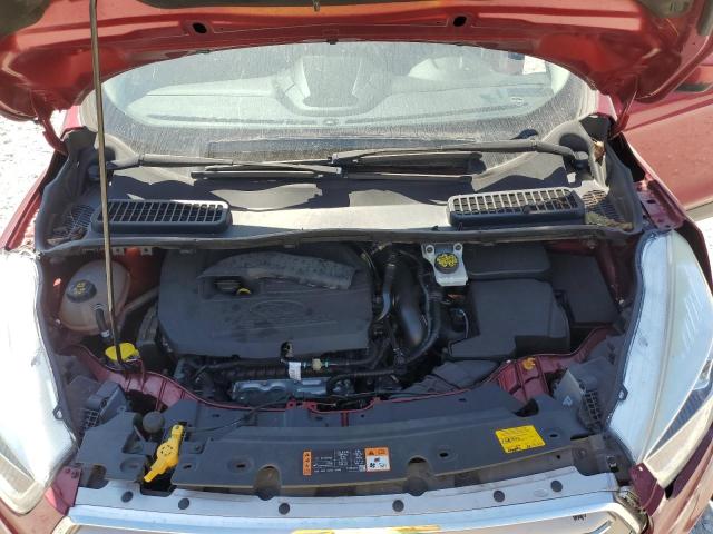 1FMCU9HD0JUB79126 - 2018 FORD ESCAPE SEL RED photo 12