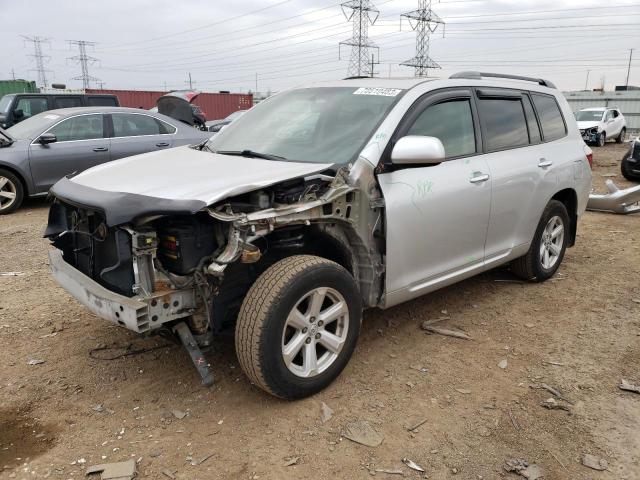 5TDJK3EH4AS039493 - 2010 TOYOTA HIGHLANDER SE SILVER photo 1