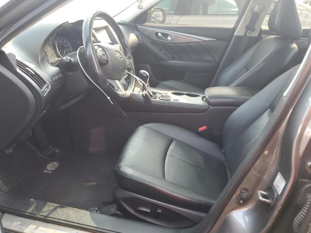 JN1BV7AR5FM412807 - 2015 INFINITI Q50 BASE GRAY photo 7