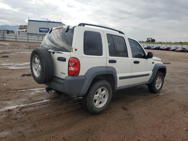 1J4GL48K97W521433 - 2007 JEEP LIBERTY SPORT WHITE photo 3