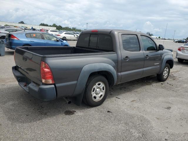 5TFJX4CN5FX057275 - 2015 TOYOTA TACOMA DOUBLE CAB GRAY photo 3