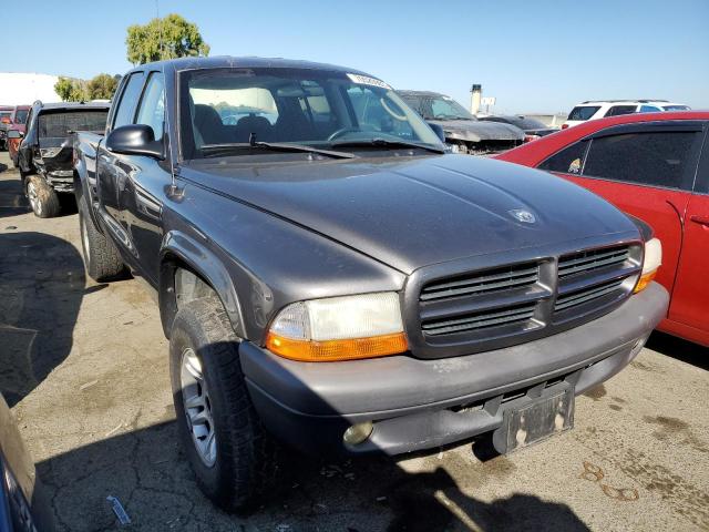 1D7HG38X23S234625 - 2003 DODGE DAKOTA QUAD SPORT GRAY photo 4