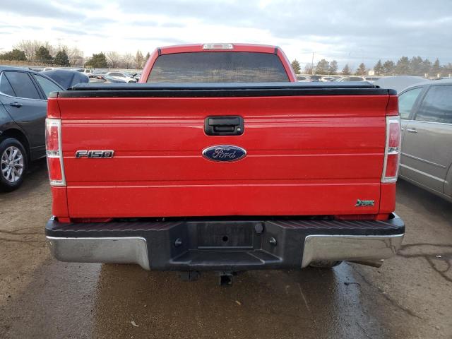 1FTFX1EV8AFA51700 - 2010 FORD F150 SUPER CAB RED photo 6