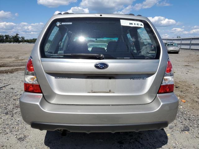 JF1SG63676H714005 - 2006 SUBARU FORESTER 2.5X SILVER photo 6