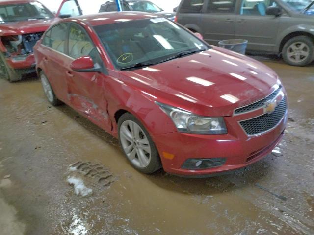 1G1PH5SC7C7158738 - 2012 CHEVROLET CRUZE LTZ RED photo 4