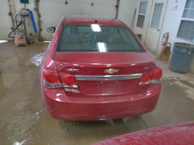 1G1PH5SC7C7158738 - 2012 CHEVROLET CRUZE LTZ RED photo 6