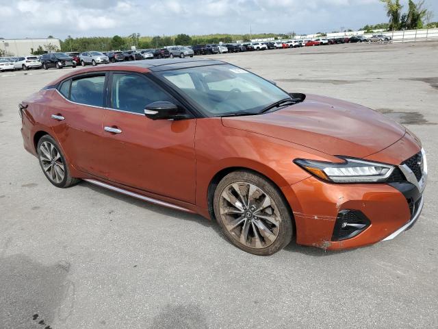 1N4AA6FV1NC503085 - 2022 NISSAN MAXIMA PLATINUM ORANGE photo 4