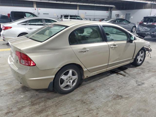 1HGFA16807L136049 - 2007 HONDA CIVIC EX GOLD photo 3