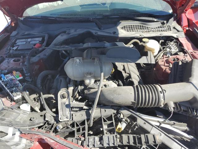 1FA6P8TH8L5178905 - 2020 FORD MUSTANG RED photo 11