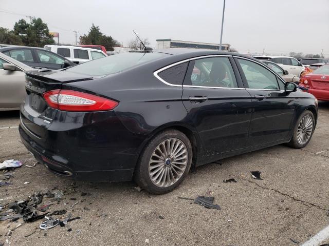 3FA6P0K93ER250895 - 2014 FORD FUSION TITANIUM BLACK photo 3