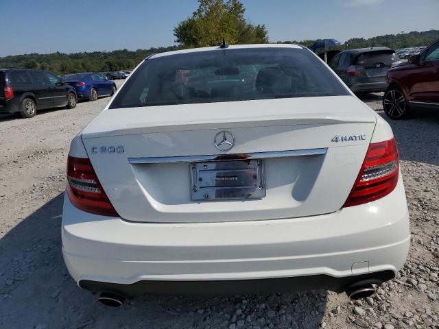 WDDGF8ABXDR300745 - 2013 MERCEDES-BENZ C 300 4MATIC WHITE photo 6