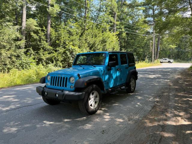 1C4BJWDG4HL673996 - 2017 JEEP WRANGLER U SPORT Mavi foto 2