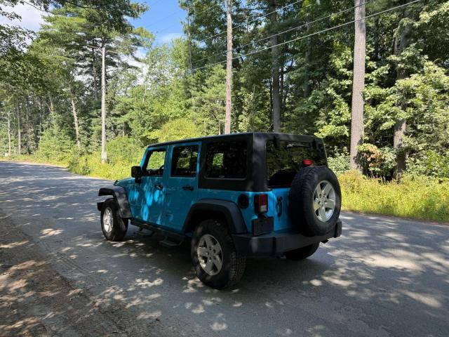 1C4BJWDG4HL673996 - 2017 JEEP WRANGLER U SPORT Mavi foto 3