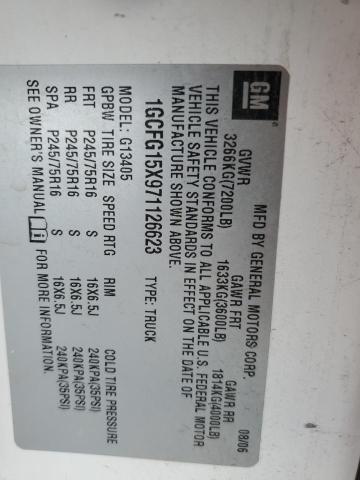 1GCFG15X971126623 - 2007 CHEVROLET EXPRESS G1 WHITE photo 13