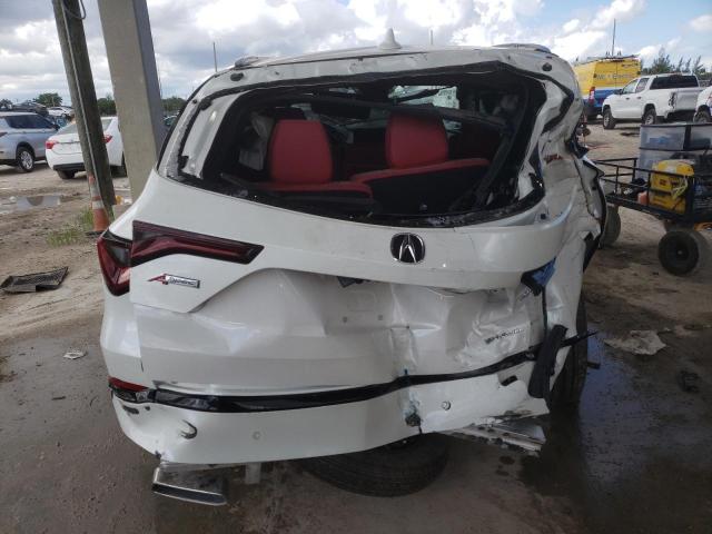 5J8YE1H99SL033935 - 2025 ACURA MDX A-SPEC ADVANCE WHITE photo 6