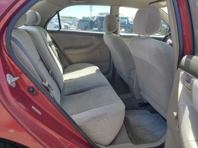 JTDBR32E142021040 - 2004 TOYOTA COROLLA CE Қызыл фото 10