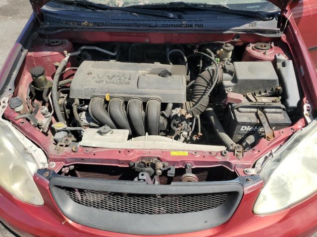 JTDBR32E142021040 - 2004 TOYOTA COROLLA CE Қызыл фото 11