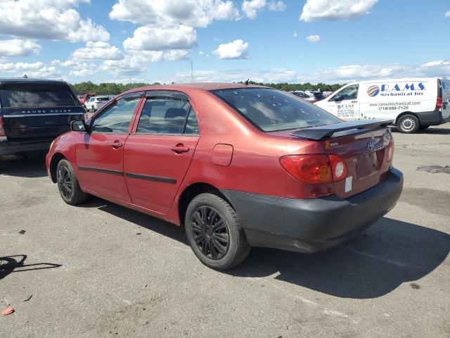 JTDBR32E142021040 - 2004 TOYOTA COROLLA CE Қызыл фото 2