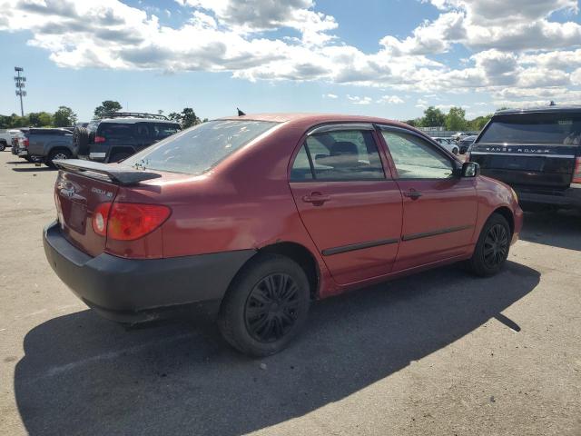 JTDBR32E142021040 - 2004 TOYOTA COROLLA CE Қызыл фото 3