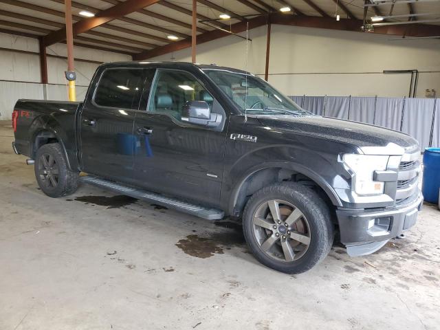 1FTEW1EG7FFC09810 - 2015 FORD F150 SUPERCREW BLACK photo 4