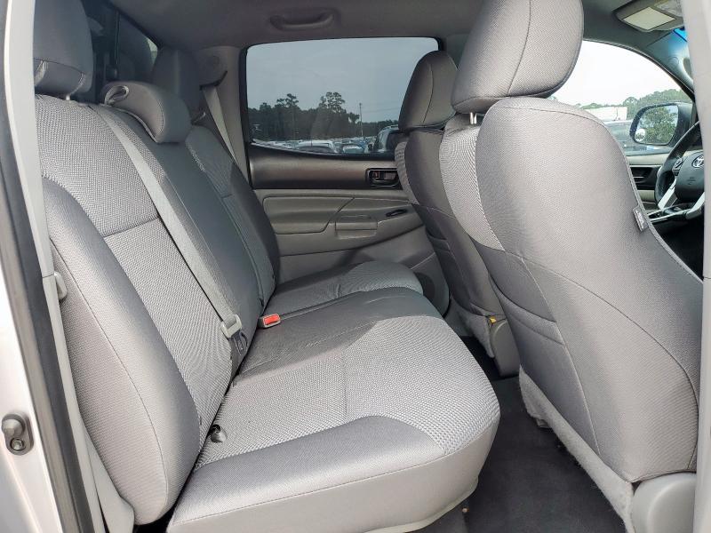 3TMLU4EN9FM165418 - 2015 TOYOTA TACOMA DOUBLE CAB ვერცხლისფერი ფოტო 10