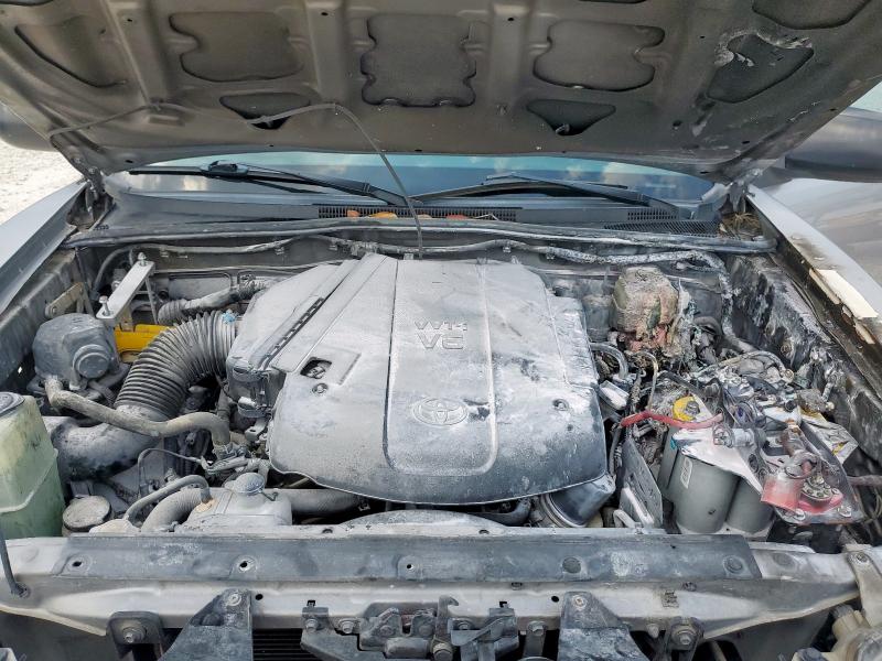 3TMLU4EN9FM165418 - 2015 TOYOTA TACOMA DOUBLE CAB ვერცხლისფერი ფოტო 11