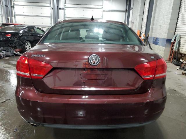 1VWBP7A31DC116041 - 2013 VOLKSWAGEN PASSAT SE RED photo 6