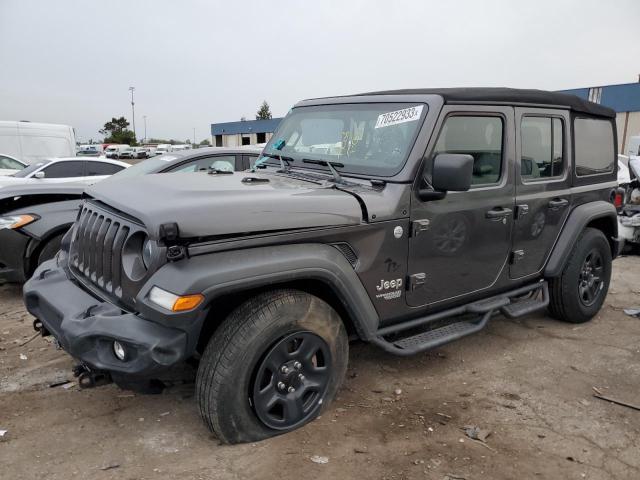 1C4HJXDN3MW569247 - 2021 JEEP WRANGLER U SPORT GRAY photo 1