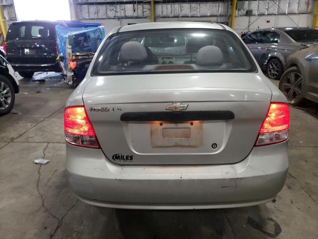 KL1TJ52664B204599 - 2004 CHEVROLET AVEO LS SILVER photo 6