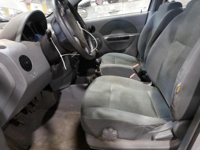 KL1TJ52664B204599 - 2004 CHEVROLET AVEO LS SILVER photo 7