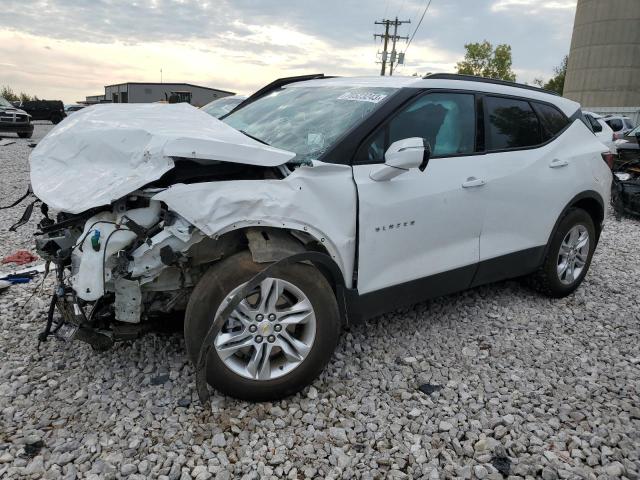 3GNKBJRS6NS174403 - 2022 CHEVROLET BLAZER 3LT WHITE photo 1