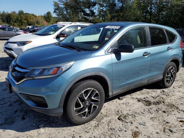 5J6RM4H47GL050276 - 2016 HONDA CR-V SE BLUE photo 1