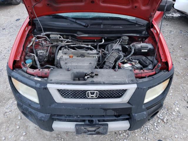 5J6YH28605L015310 - 2005 HONDA ELEMENT EX RED photo 11