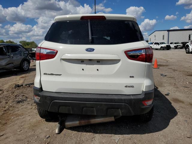 MAJ6S3GL4NC475667 - 2022 FORD ECOSPORT SE WHITE photo 6