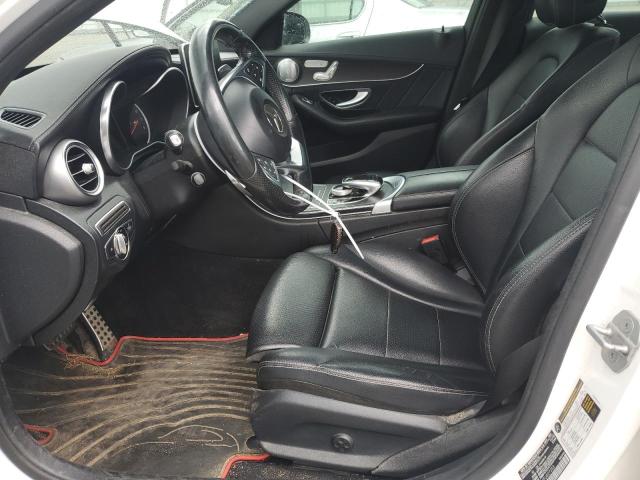 55SWF4KB9FU027253 - 2015 MERCEDES-BENZ C 300 4MATIC WHITE photo 7