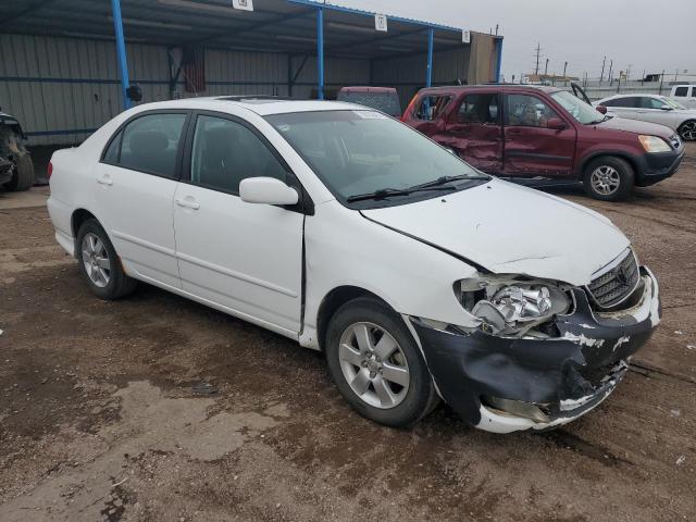 1NXBR32E58Z008166 - 2008 TOYOTA COROLLA CE WHITE photo 4