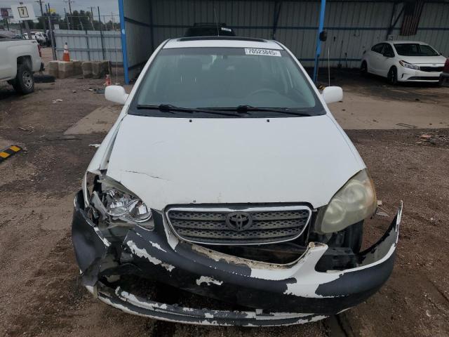 1NXBR32E58Z008166 - 2008 TOYOTA COROLLA CE WHITE photo 5