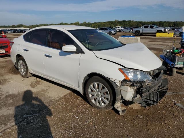 3N1AB7APXEL615929 - 2014 NISSAN SENTRA S WHITE photo 4