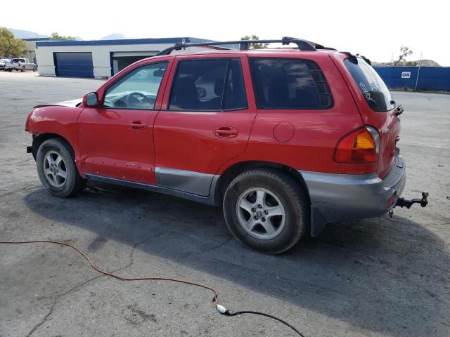 KM8SC73D93U521654 - 2003 HYUNDAI SANTA FE GLS RED photo 2