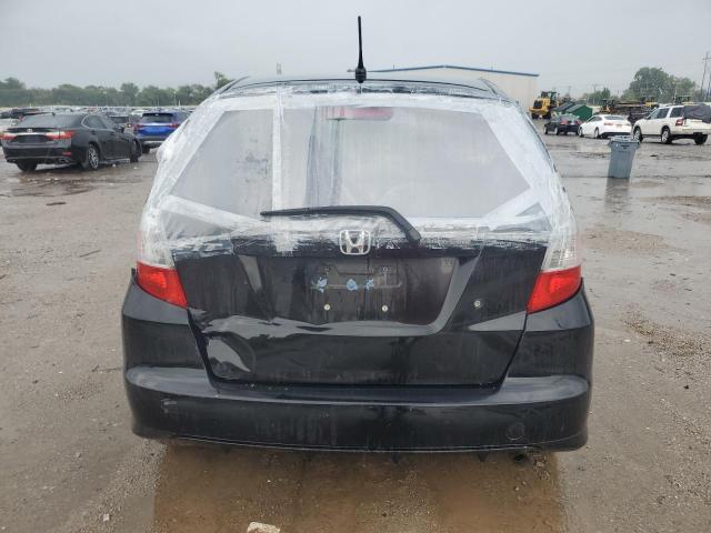JHMGE8H28AC037879 - 2010 HONDA FIT BLACK photo 6