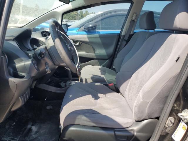 JHMGE8H28AC037879 - 2010 HONDA FIT BLACK photo 7