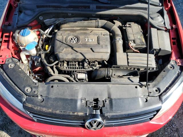 3VWD07AJ7EM439859 - 2014 VOLKSWAGEN JETTA SE RED photo 11