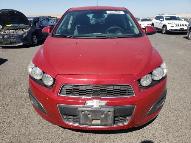 1G1JA6SH5C4114881 - 2012 CHEVROLET SONIC LS 勃艮第红 照片 5