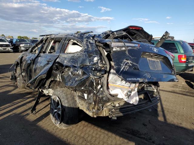 5TDGZRBH0LS518123 - 2020 TOYOTA HIGHLANDER XLE أسود صورة 2