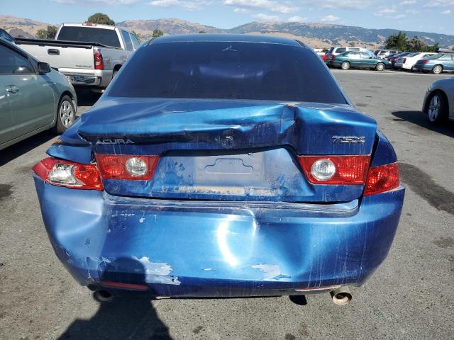 JH4CL96924C016153 - 2004 ACURA TSX BLUE photo 6