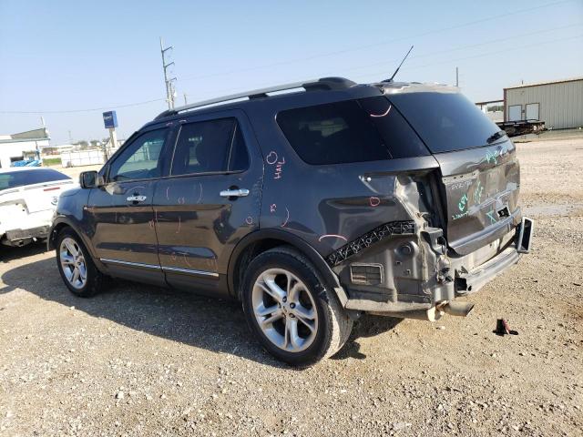 1FM5K7F80FGA77968 - 2015 FORD EXPLORER LIMITED GRAY photo 2