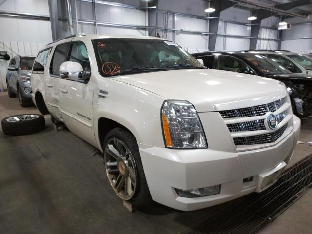 1GYS4JEF7DR266689 - 2012 CADILLAC ESCALADE ESV PREMIUM WHITE photo 1