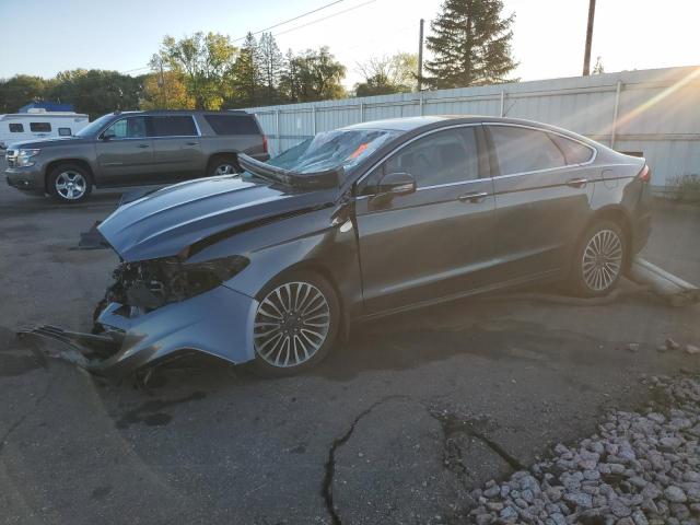 3FA6P0T99HR123359 - 2017 FORD FUSION SE GRAY photo 1