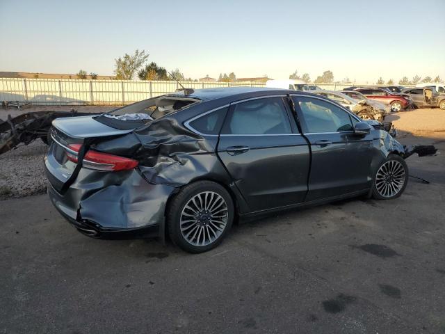 3FA6P0T99HR123359 - 2017 FORD FUSION SE GRAY photo 3